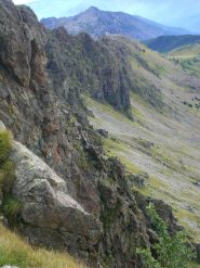 Il panorama dalla cresta della montagna
