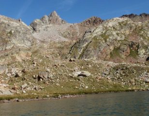 la nostra meta dal Lago Inf.di Valrossa