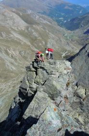 Renzo e Nadia sul 1° torrione