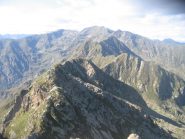 Panorama dalla vetta verso le cime della Valchiusella