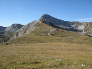Il Pizzo Cefalone visto dalla Sella dei Grilli