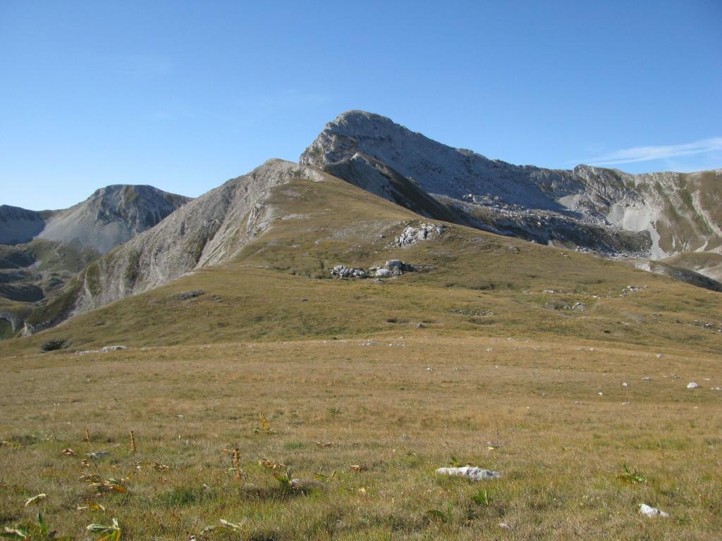 Il Pizzo Cefalone visto dalla Sella dei Grilli
