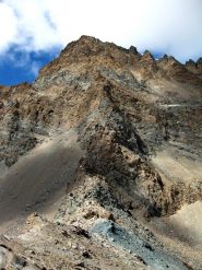 La vetta vista dalla quota 3208
