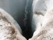 Cascata centro ghiacciaio