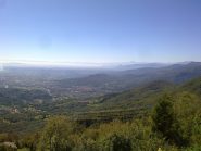 La vista dal santuario