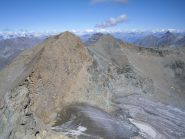 vista dell'Entrelor e della Ouille dalla vetta....