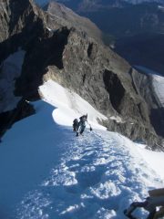 Quasi in vetta al Pizzo Bianco