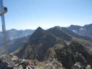 Vista dalla vetta verso il Passo Carbonè