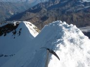 inizia la cresta di discesa.....