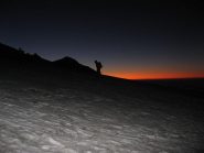 prime luci sul ghiacciaio