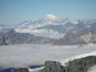 panorama mozzafiato con il M.Bianco