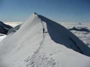 mare di nubi sotto di noi