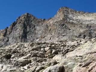 Le due cime dell'Argentera a destra la Nord
