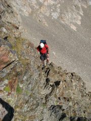 All'uscita della cengia