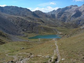 discesa sul lago cerces