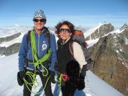 Alberto e Cristina in vetta