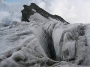 in discesa fra i crepacci