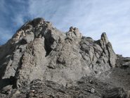 Cengia esposta vista dal colle