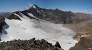 06 - panoramica Glacier Glairretta e Grande Sassiere, sullo sfondo il Monte Bianco