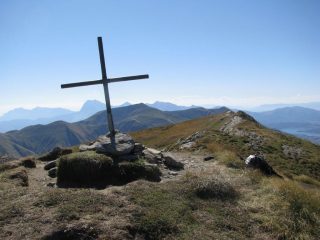 Vetta di Cima Lepri ed il Gran Sasso