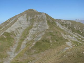 Pizzo di Sevo visto dalla cresta ovest di Cima Lepri
