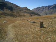 In discesa nel Vallone del Grauson