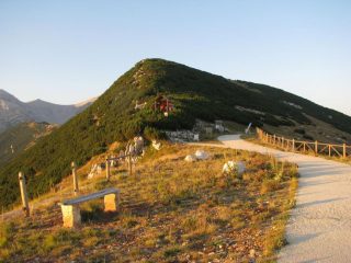 Arrivo alla Cappella del Blockhaus