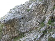 La costola rocciosa appena superata