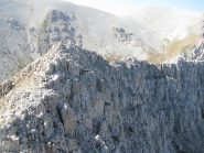 Il breve passaggio in cresta esposto