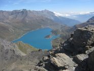 il Lago del Moncenisio con il Rocciamelone sullo sfondo