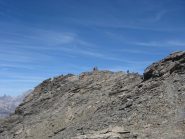 il tratto finale della cresta di salita