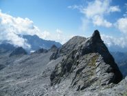 Nei pressi del Passo Porcellizzo Sud