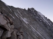 La cresta dalla spalla