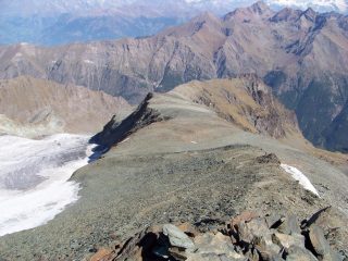 dalla cima la cresta