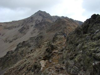 prima del temporale sulla dorsale per il monte Barasson