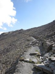 ultimo traverso prima della cima