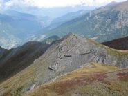 la bellissima mulattiera di salita