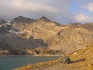la cima di vacca al centro vista dal parcheggio
