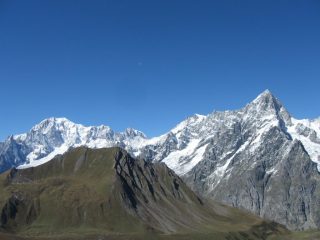 M.te Bianco e Grandes Jorasses
