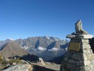 Dal col de Vessonaz verso il Gan Combin