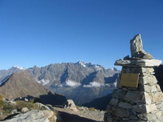 Dal col de Vessonaz verso il Gan Combin