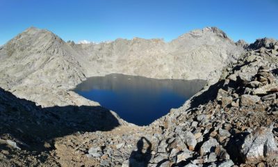 Monimour , Gialin e lago Gelato dal passo omonimo