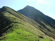 Sullo sfondo il Lampone dal Colle del Termo
