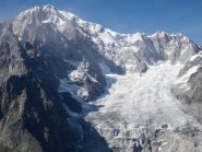 Il bacino della Brenva dalla cima