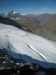 Il ghiacciaio attraversato