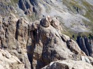 Alcuni alpinisti sulla normale del Croz di s. Giuliana