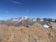 09 - dalla cresta appare il gruppo del Gran Paradiso in primo piano