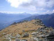 in vetta al Crou de Bleintse...