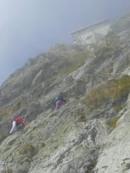 La discesa delle rocce