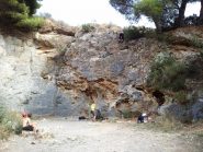 panoramica della falesia